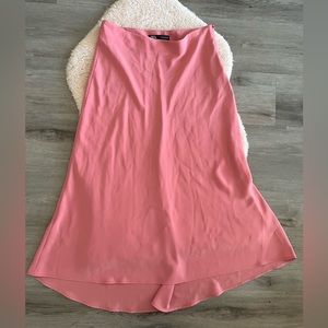Pink Zara maxi skirt